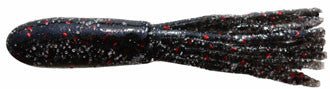2.75" Bass & Walleye Teasers - 12 Pack - Black Red Neon