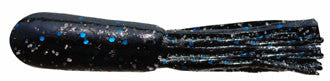 2.75" Bass & Walleye Teasers - 12 Pack - Black Blue Neon