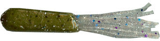 2.75" Bass & Walleye Teasers - 12 Pack - Green Pumpkin Fizz