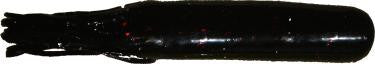 7" Ish Tubes - 2 Pack - Black Red Neon